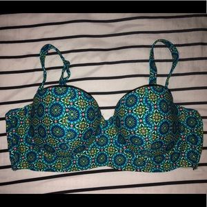 Printed Bikini Top